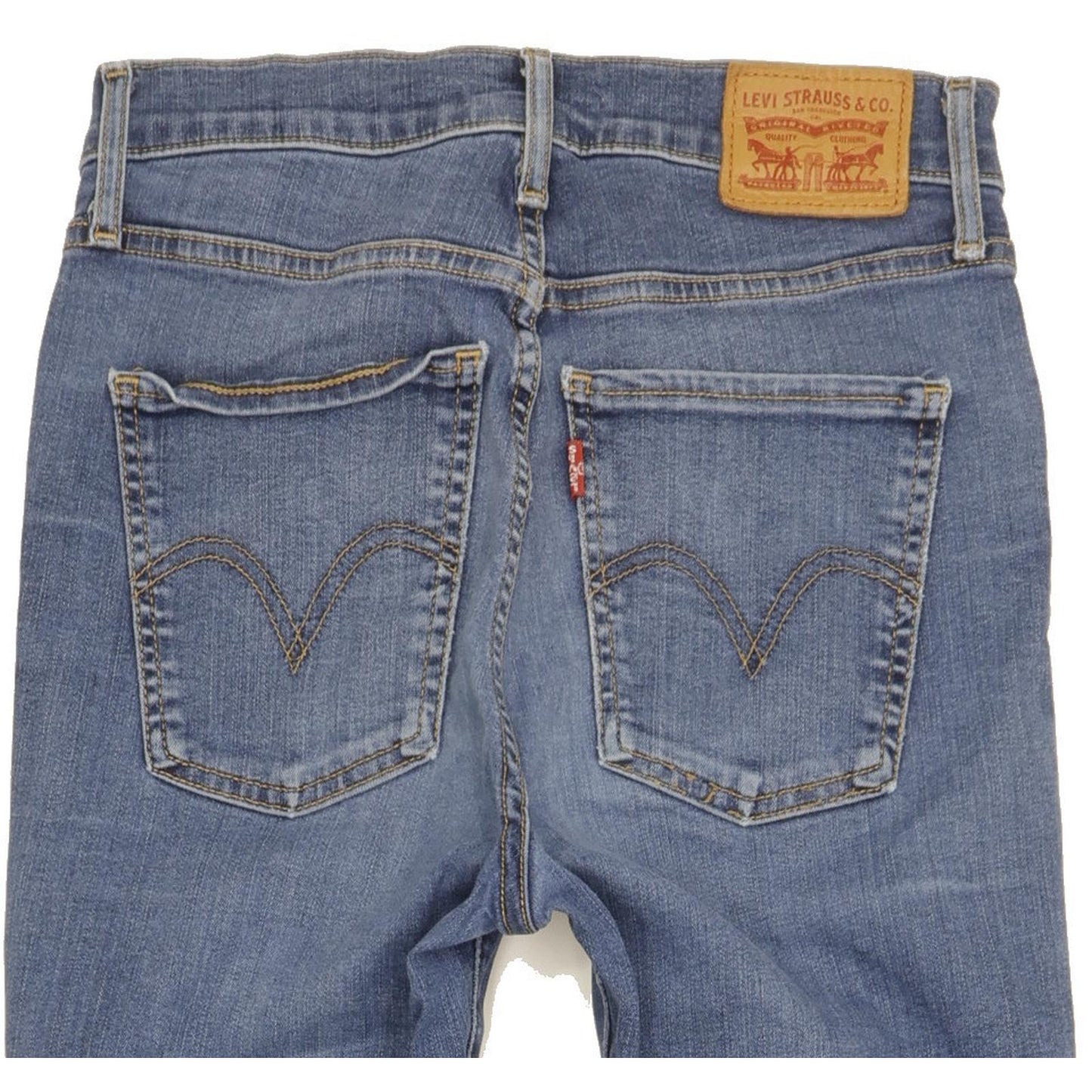 Levi's Mile Women Blue Skinny Slim Stretch Jeans W26 L32