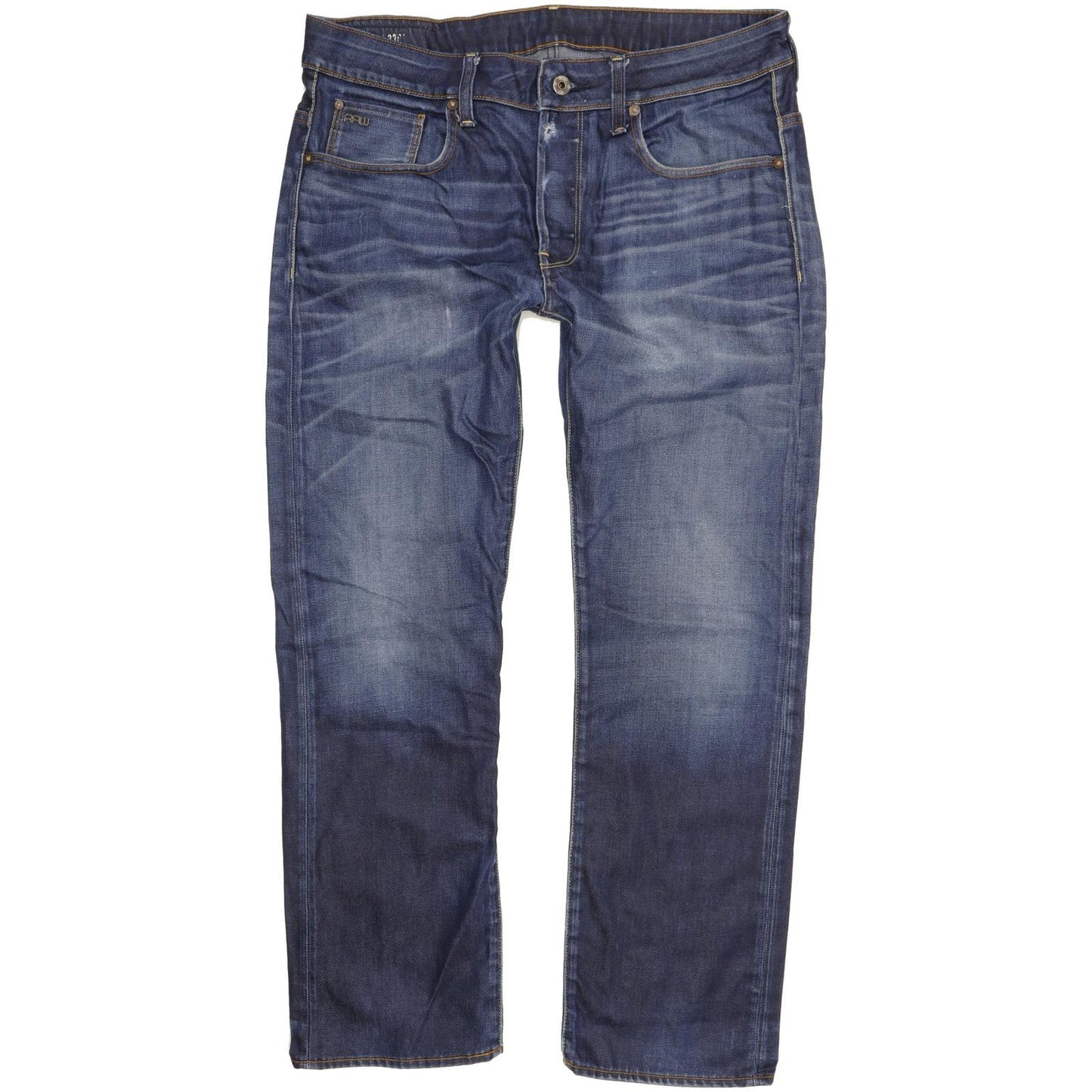 G-Star 3301 Men Blue Straight Regular Jeans W34 L29