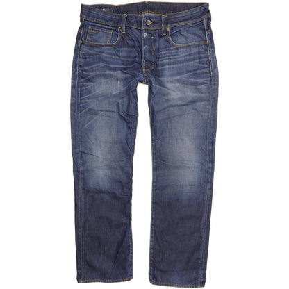 G-Star 3301 Men Blue Straight Regular Jeans W34 L29