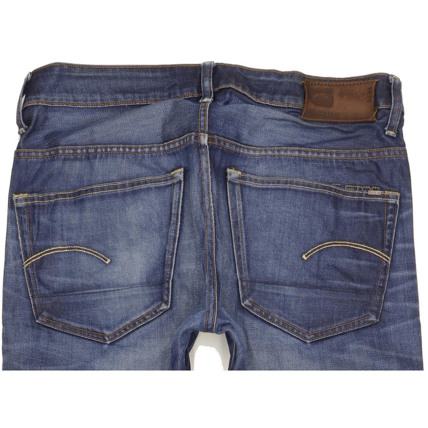 G-Star 3301 Men Blue Straight Regular Jeans W34 L29