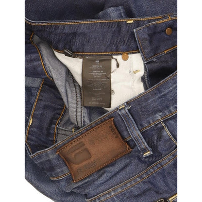 G-Star 3301 Men Blue Straight Regular Jeans W34 L29