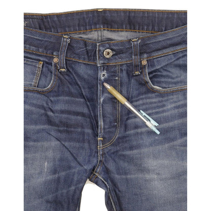 G-Star 3301 Men Blue Straight Regular Jeans W34 L29