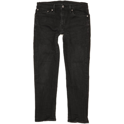 Levi's 511 Men Black Straight Slim Stretch Jeans W32 L29