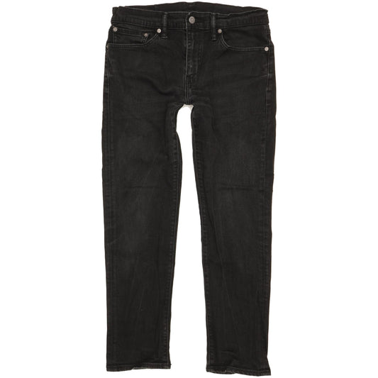 Levi's 511 Men Black Straight Slim Stretch Jeans W32 L29