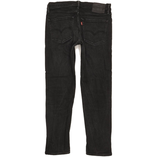 Levi's 511 Men Black Straight Slim Stretch Jeans W32 L29