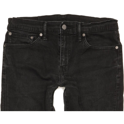 Levi's 511 Men Black Straight Slim Stretch Jeans W32 L29