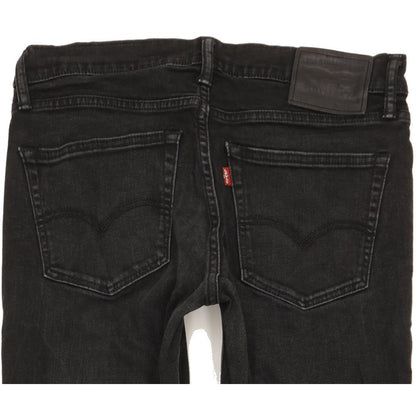 Levi's 511 Men Black Straight Slim Stretch Jeans W32 L29