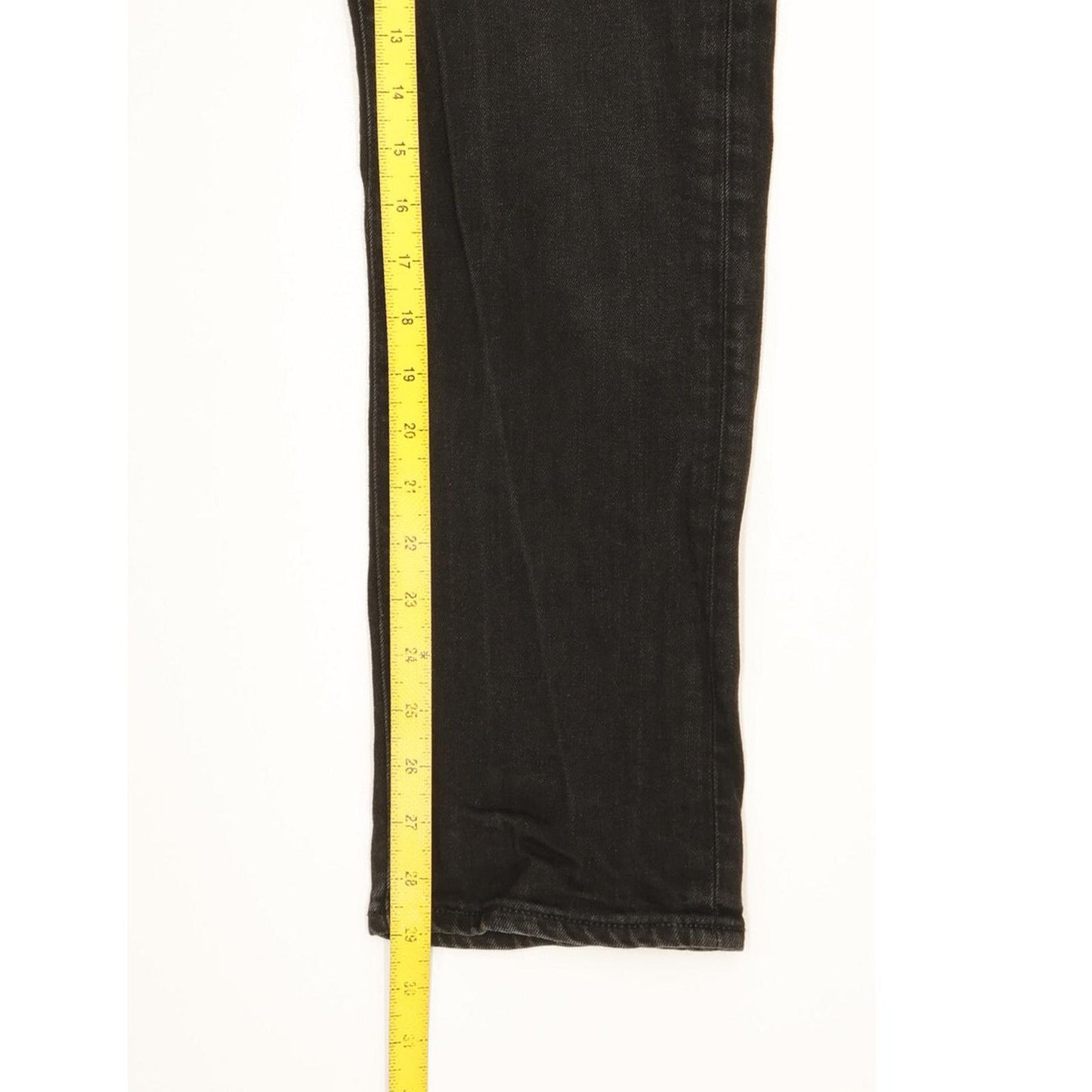 Levi's 511 Men Black Straight Slim Stretch Jeans W32 L29