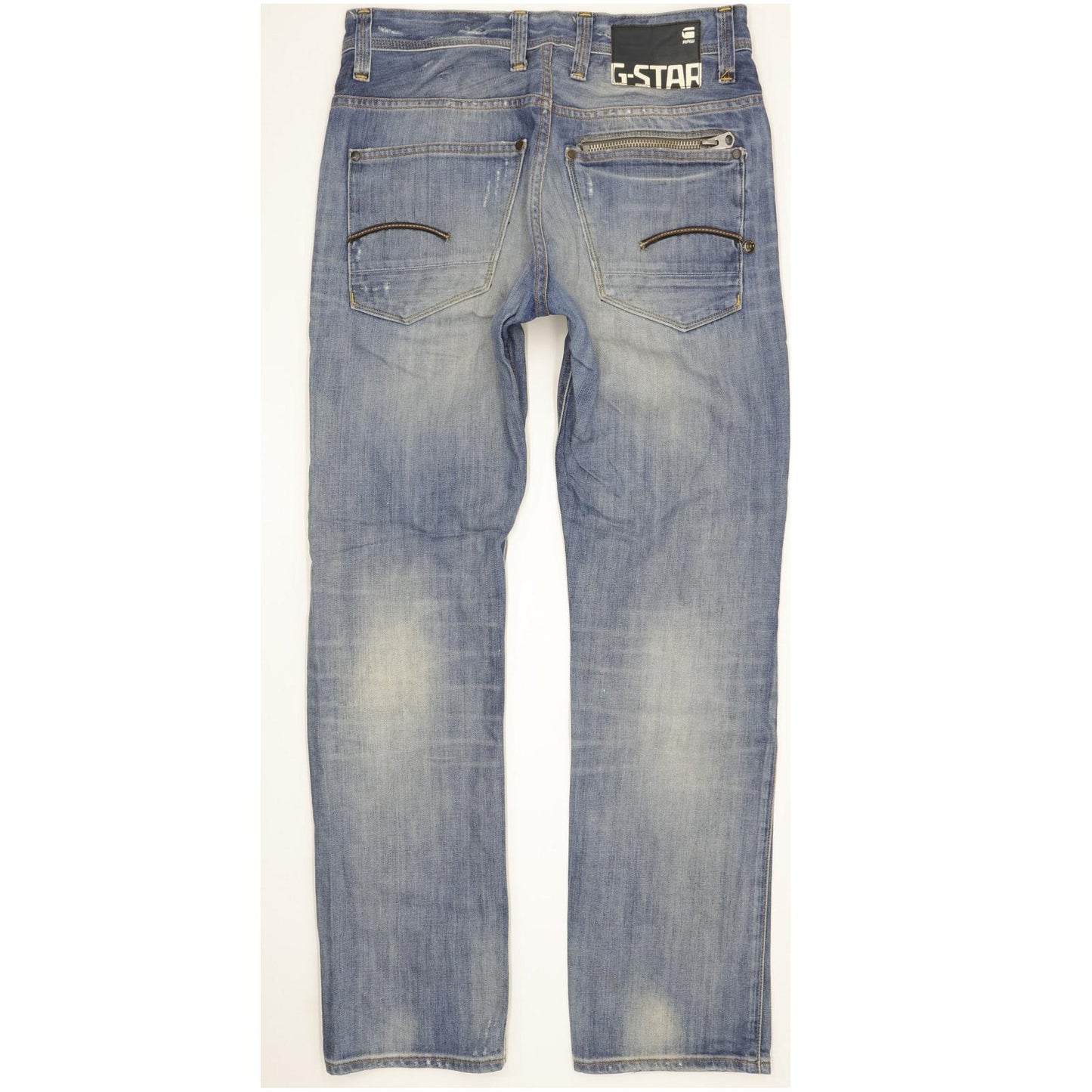 G-Star Attacc Men Blue Straight Slim Jeans W30 L31