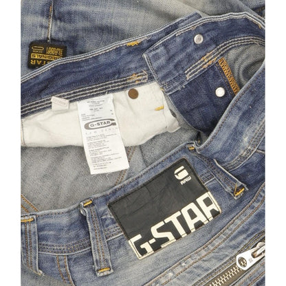 G-Star Attacc Men Blue Straight Slim Jeans W30 L31