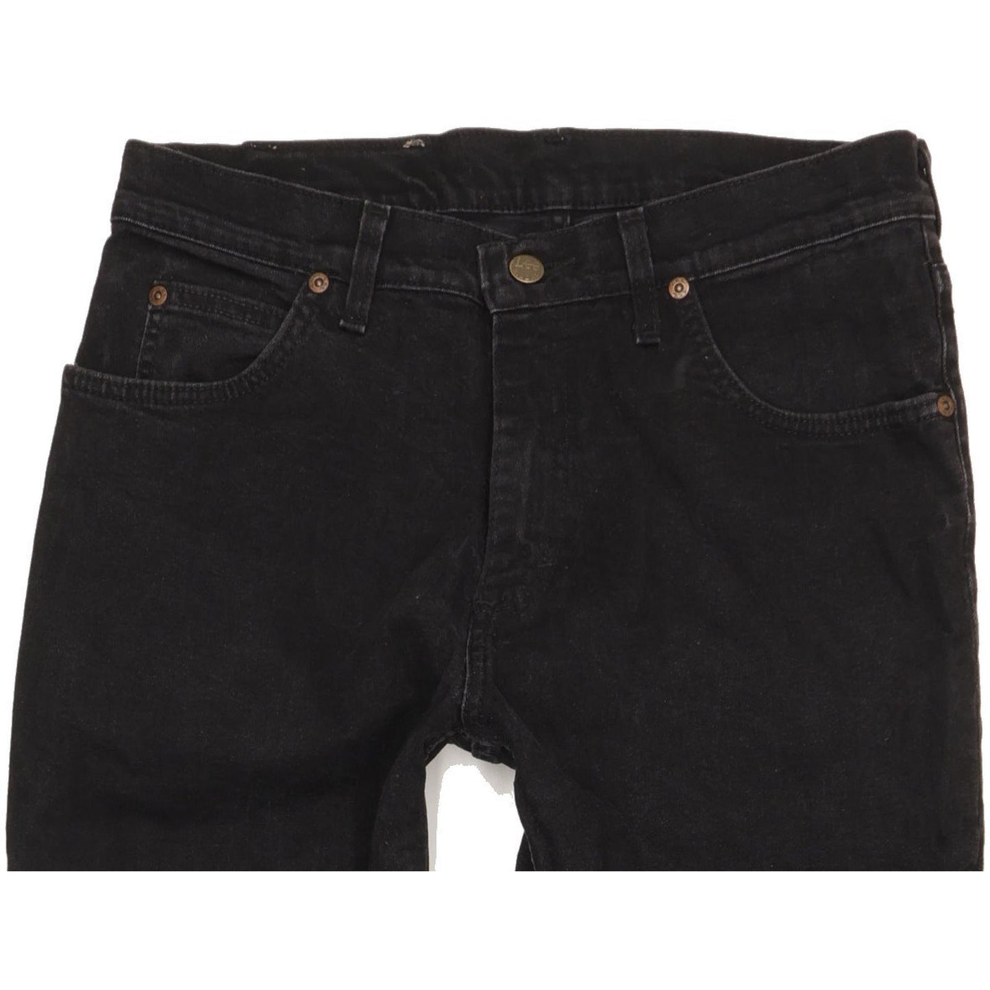 Lee Brooklyn Men Black Straight Regular Stretch Jeans W33 L29