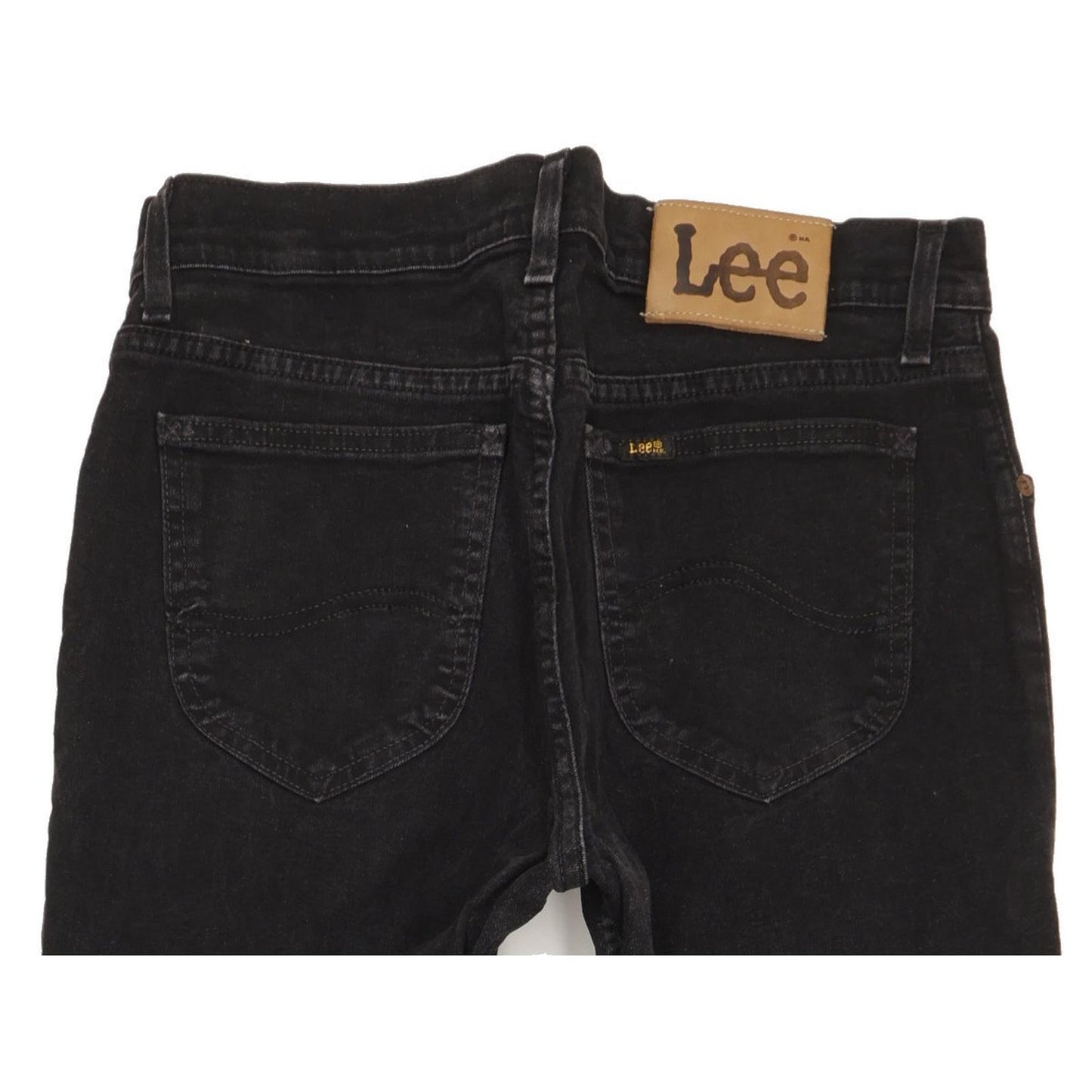 Lee Brooklyn Men Black Straight Regular Stretch Jeans W33 L29