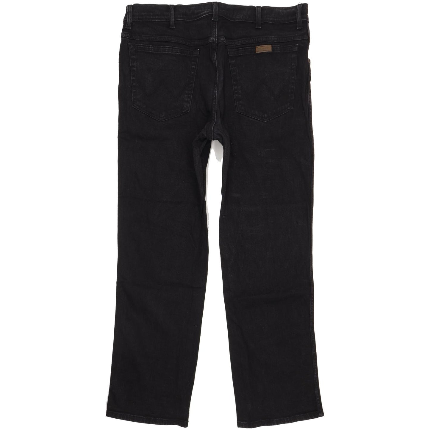 Wrangler Men Black Straight Regular Stretch Jeans W36 L30