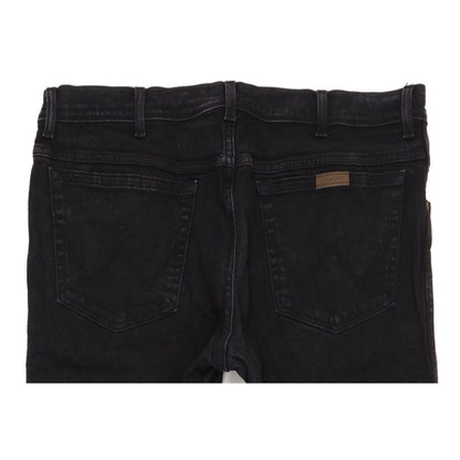 Wrangler Men Black Straight Regular Stretch Jeans W36 L30