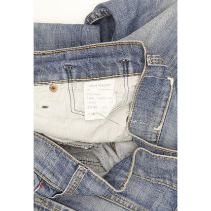 Mustang Oregon Women Blue Straight Slim Stretch Jeans W29 L35