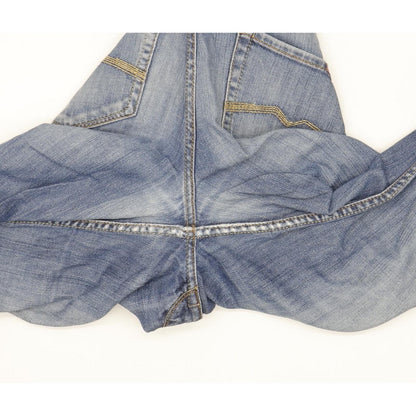 Mustang Oregon Women Blue Straight Slim Stretch Jeans W29 L35