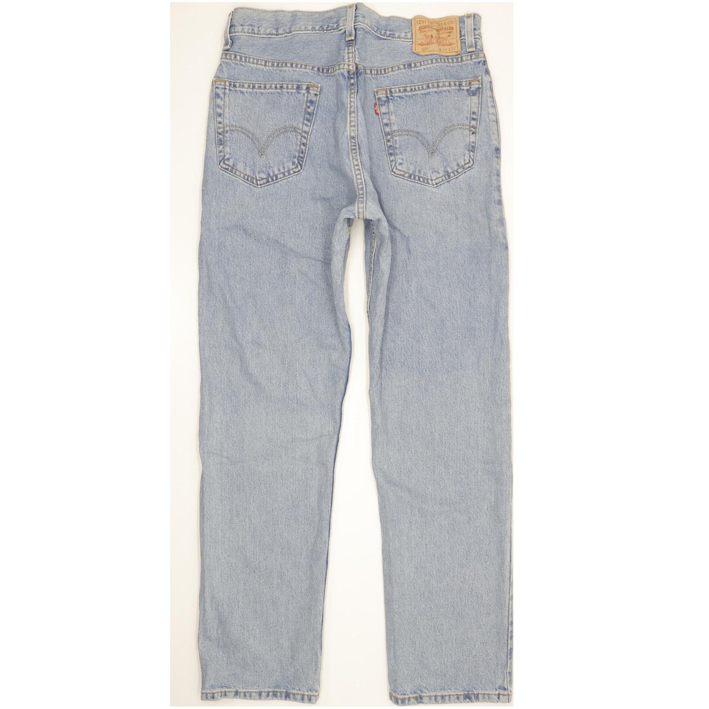 Levi's 505 Men Blue Straight Regular Jeans W34 L32