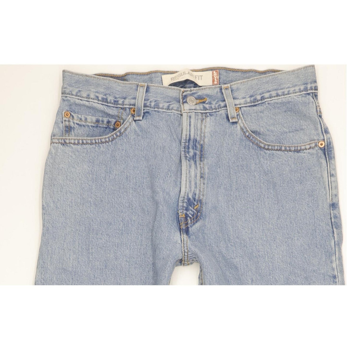 Levi's 505 Men Blue Straight Regular Jeans W34 L32