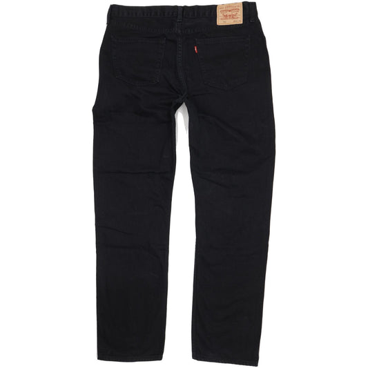 Levi's 751 Men Black Straight Regular Jeans W38 L34