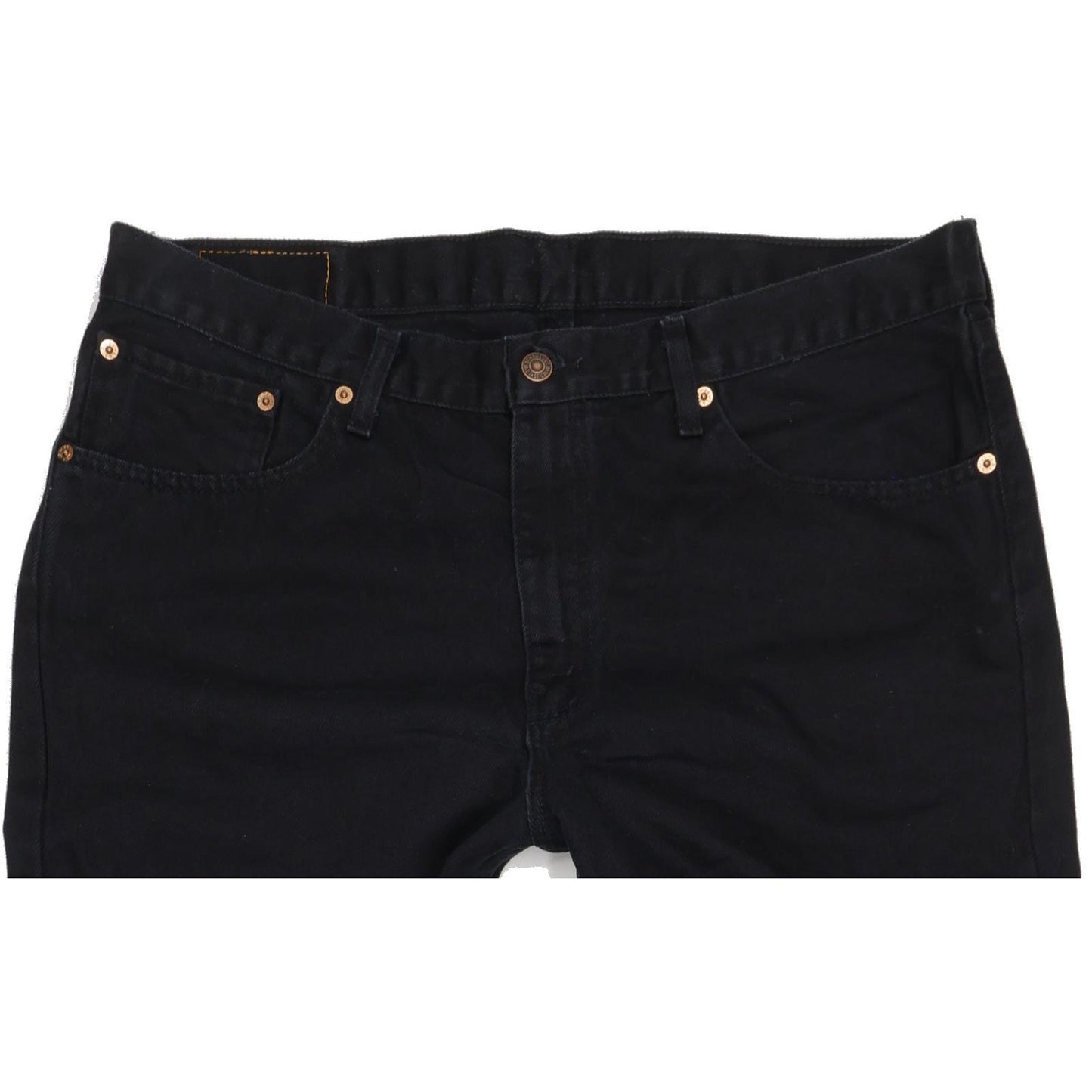 Levi's 751 Men Black Straight Regular Jeans W38 L34