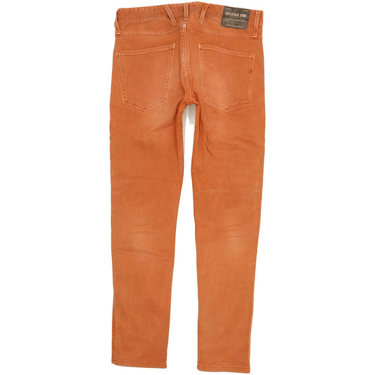 Replay Anbass Men Orange Skinny Slim Stretch Jeans W31 L29