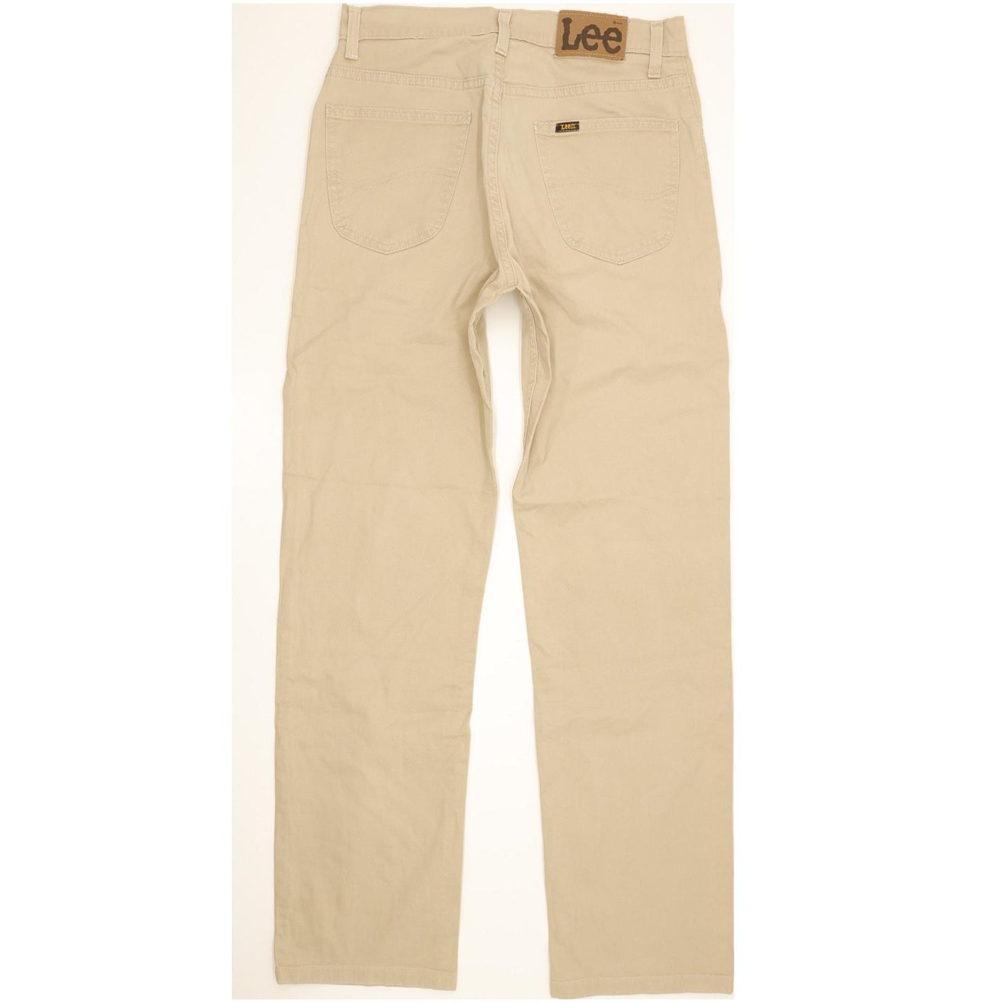 Lee Brooklyn Men Beige Straight Regular Stretch Jeans W33 L32