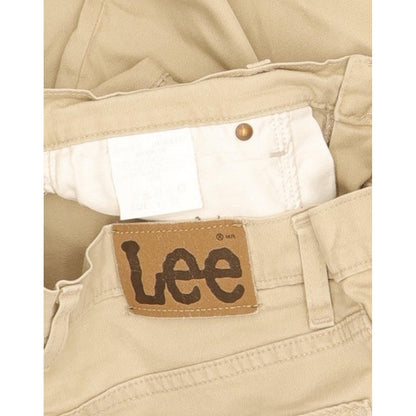 Lee Brooklyn Men Beige Straight Regular Stretch Jeans W33 L32