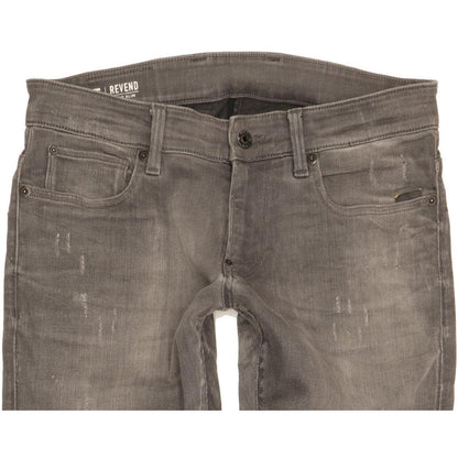 G-Star Revend Women Grey Skinny Slim Stretch Jeans W31 L32