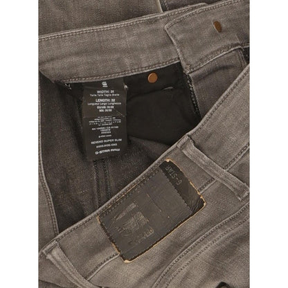 G-Star Revend Women Grey Skinny Slim Stretch Jeans W31 L32