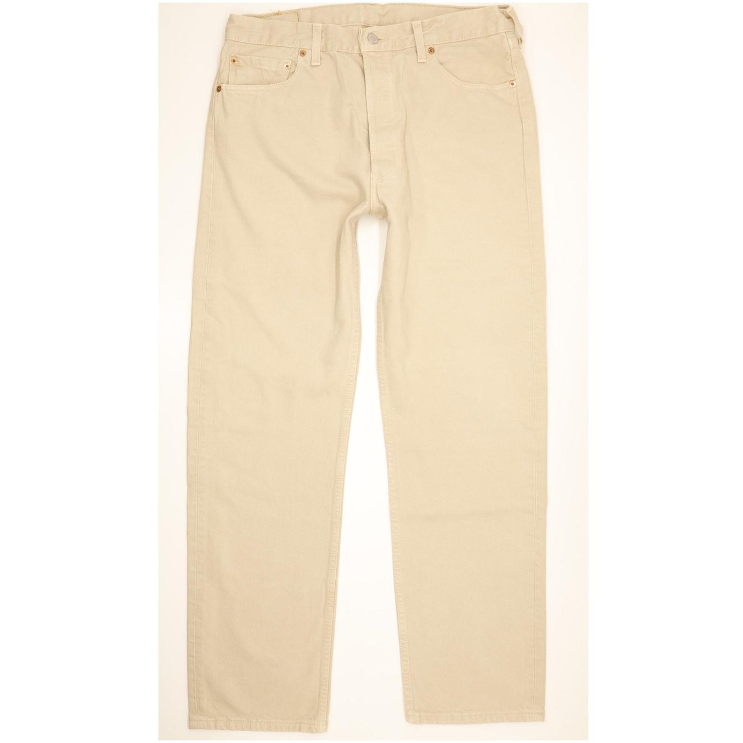 Levi's 501 Men Beige Straight Regular Jeans W36 L31