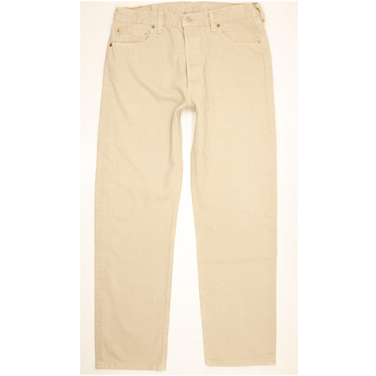 Levi's 501 Men Beige Straight Regular Jeans W36 L31