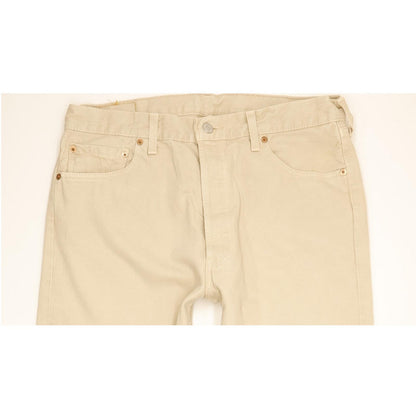 Levi's 501 Men Beige Straight Regular Jeans W36 L31