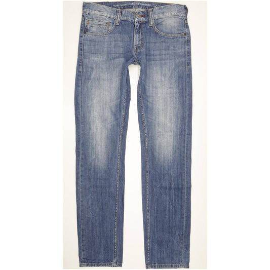 Mustang Oregon Men Blue Tapered Slim Jeans W33 L35