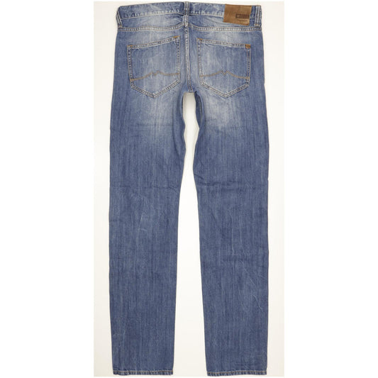 Mustang Oregon Men Blue Tapered Slim Jeans W33 L35