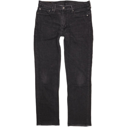 Levi's 514 Men Black Straight Slim Stretch Jeans W36 L33