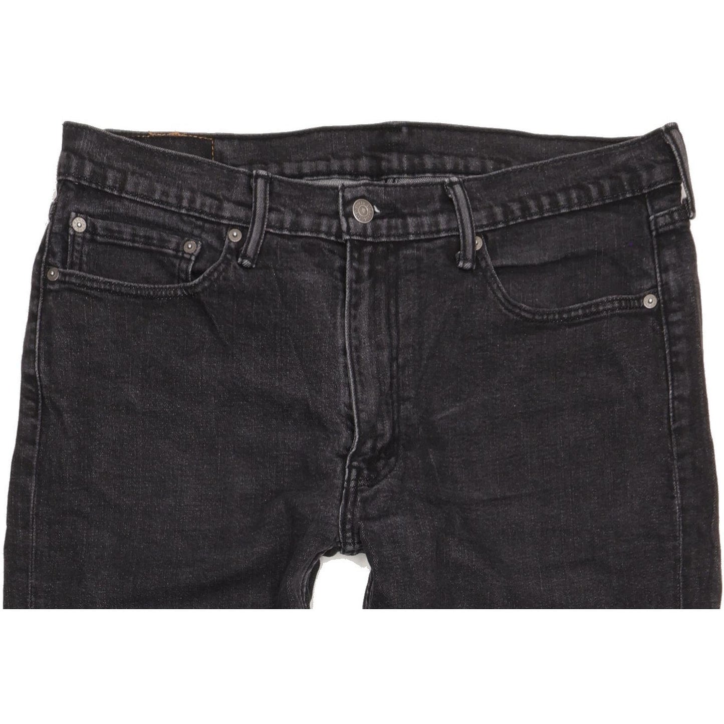 Levi's 514 Men Black Straight Slim Stretch Jeans W36 L33