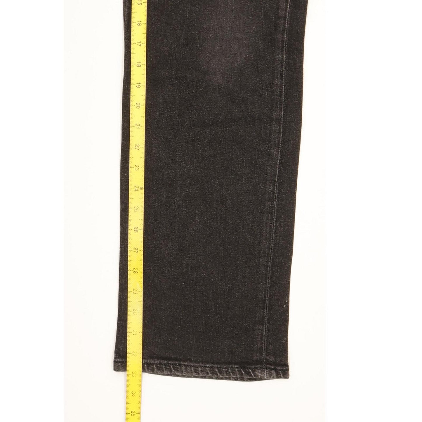 Levi's 514 Men Black Straight Slim Stretch Jeans W36 L33