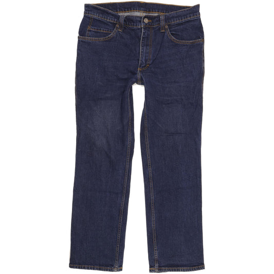 Mustang Pittsburgh Men Blue Straight Regular Stretch Jeans W35 L29