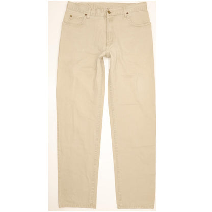 Lee Brooklyn Men Beige Straight Regular Jeans W34 L34