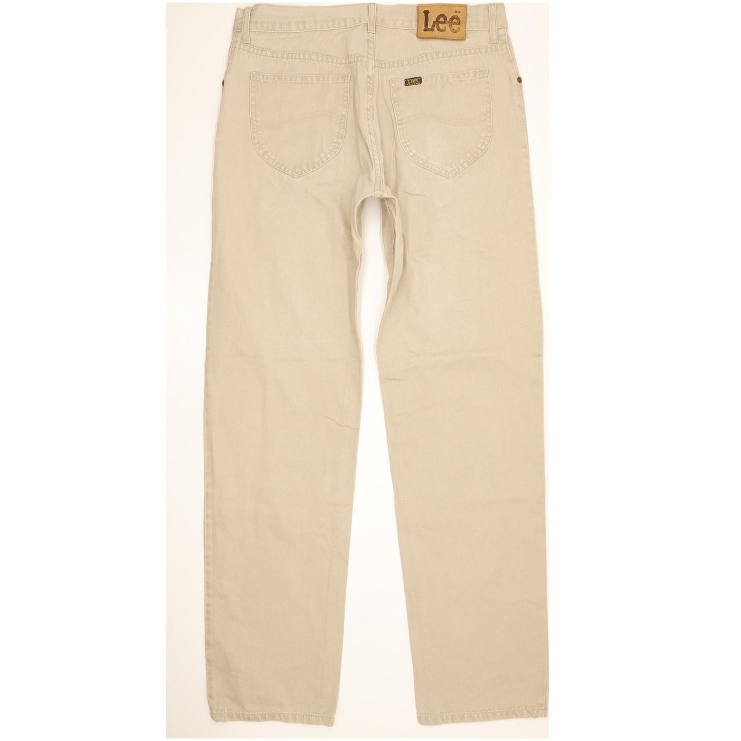 Lee Brooklyn Men Beige Straight Regular Jeans W34 L34