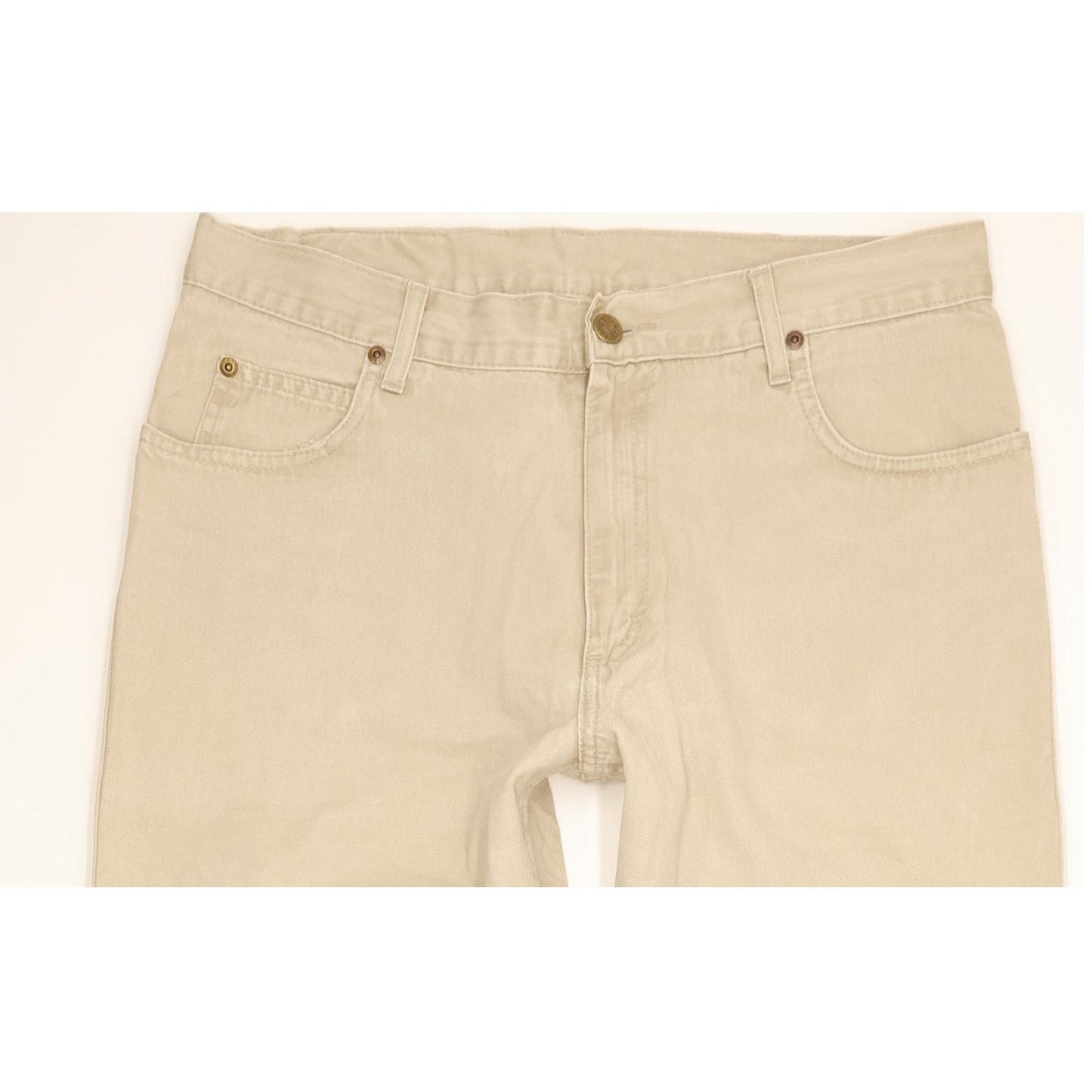 Lee Brooklyn Men Beige Straight Regular Jeans W34 L34