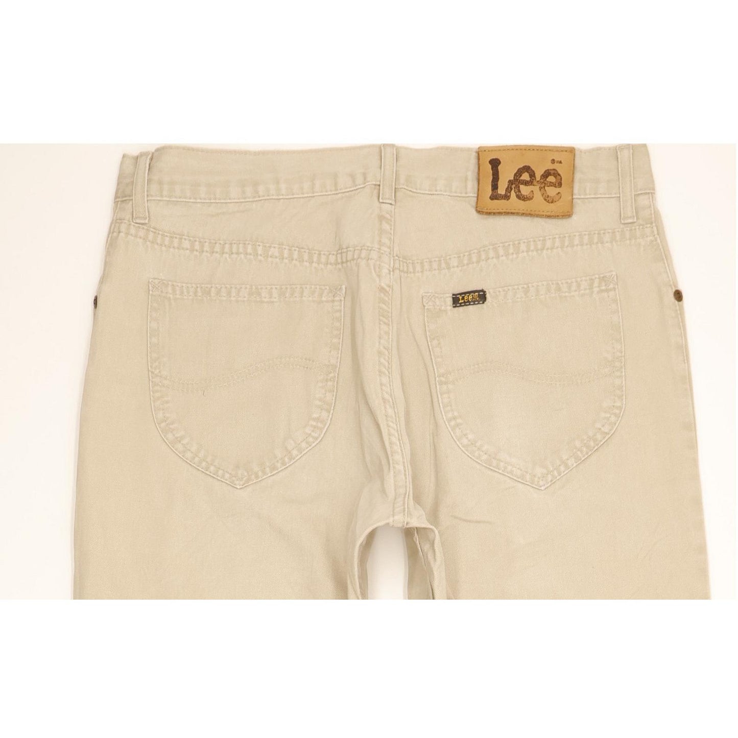 Lee Brooklyn Men Beige Straight Regular Jeans W34 L34