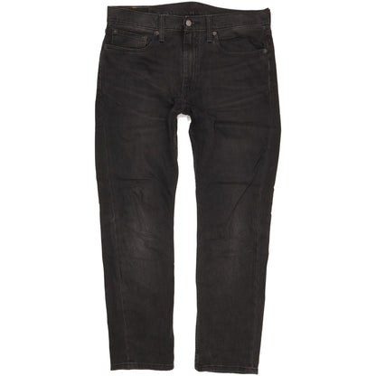Levi's 522 Men Black Tapered Slim Stretch Jeans W33 L30