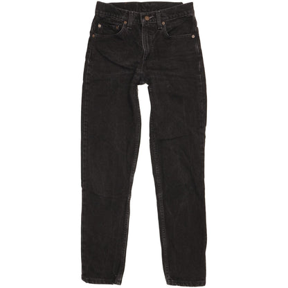 Levi's 512 Made in USA Black Tapered Slim Jeans W29 L30