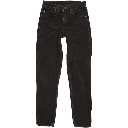 Levi's 512 Made in USA Black Tapered Slim Jeans W29 L30
