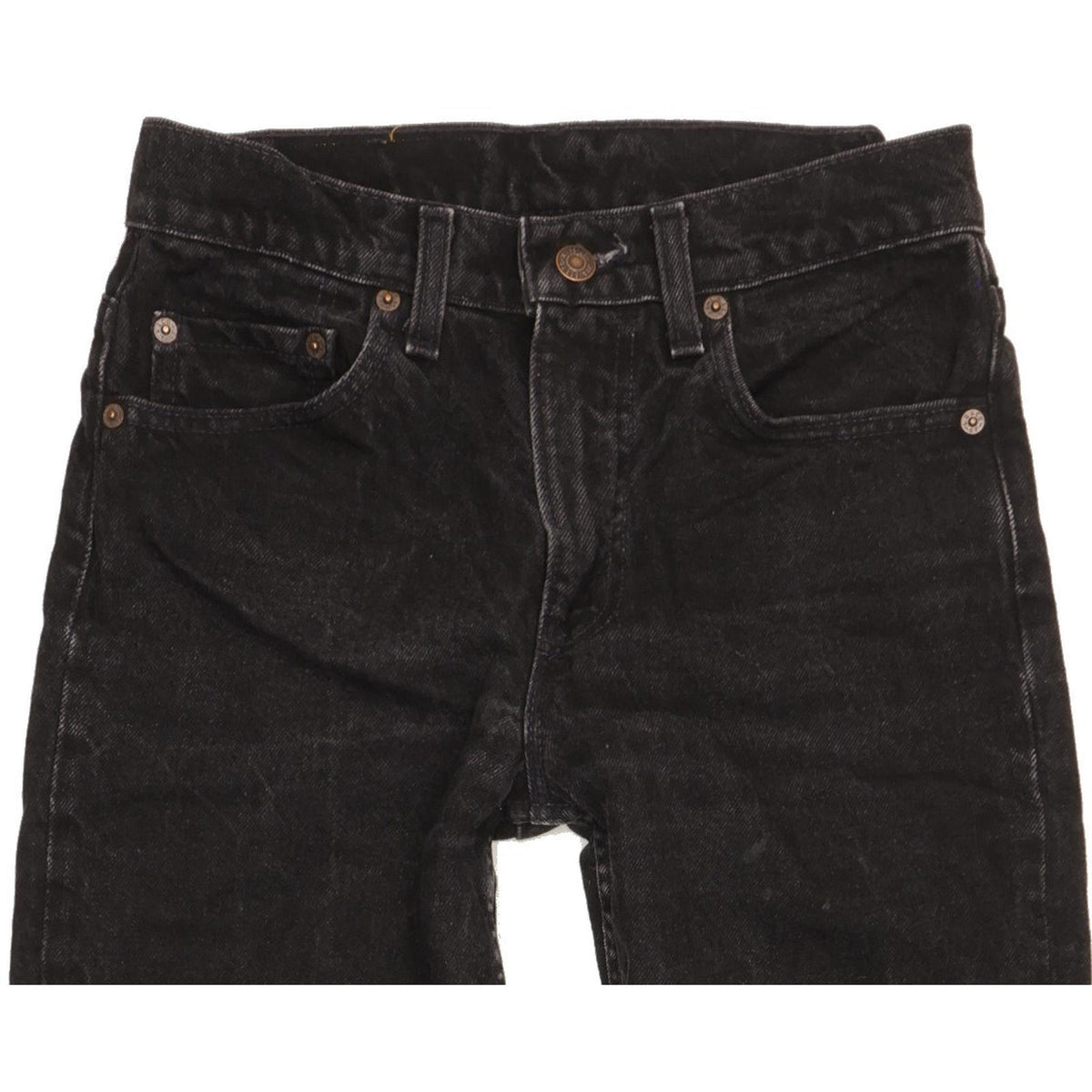 Levi's 512 Made in USA Black Tapered Slim Jeans W29 L30