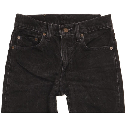 Levi's 512 Made in USA Black Tapered Slim Jeans W29 L30