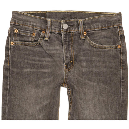 Levi's 511 Men Grey Straight Slim Stretch Jeans W29 L31