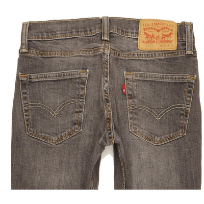Levi's 511 Men Grey Straight Slim Stretch Jeans W29 L31