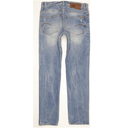 G-Star 3301 Men Blue Straight Regular Jeans W31 L32